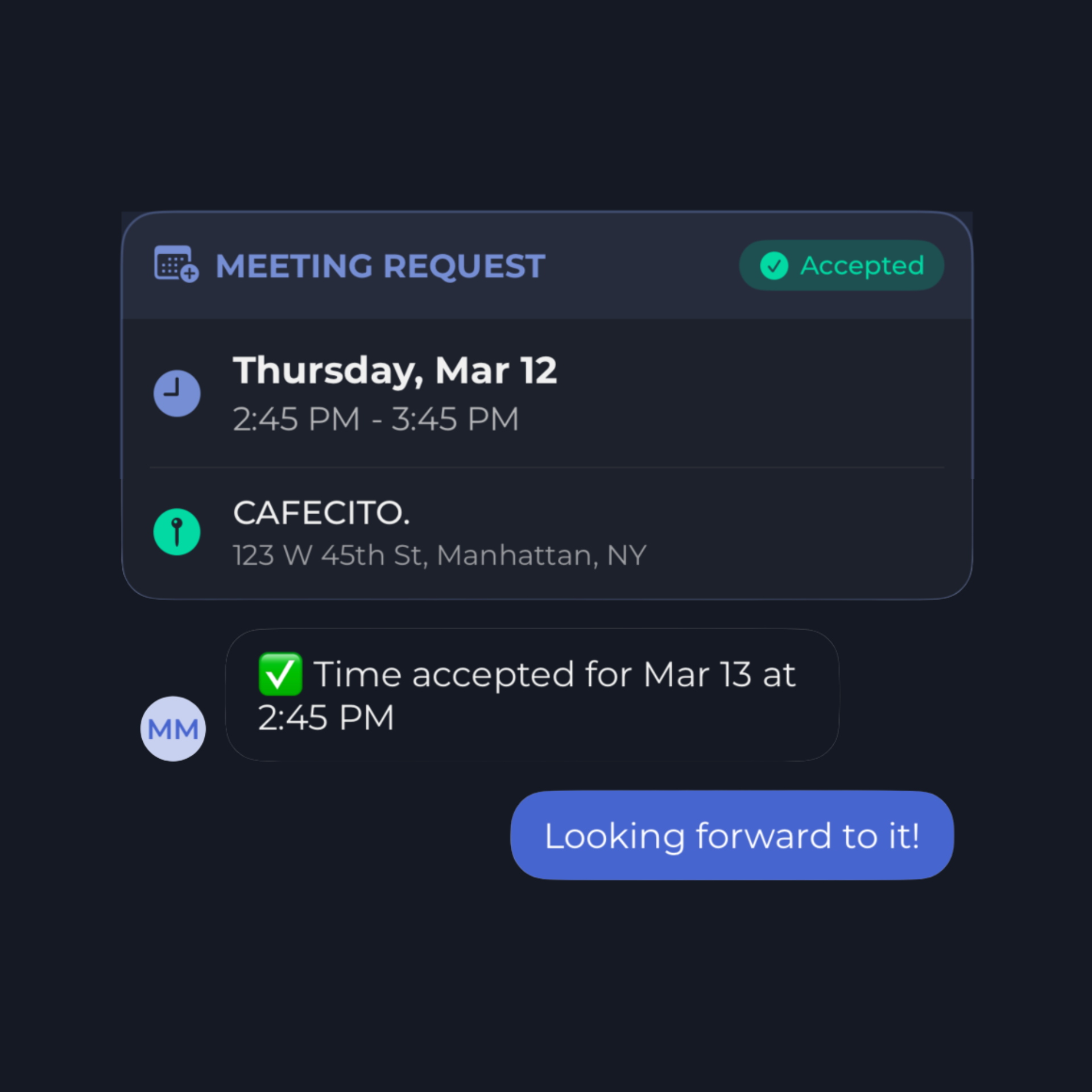 Smart meeting scheduler